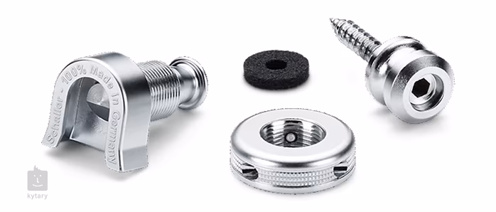 Schaller S-Locks Black Chrome (M) - Zámky na popruh