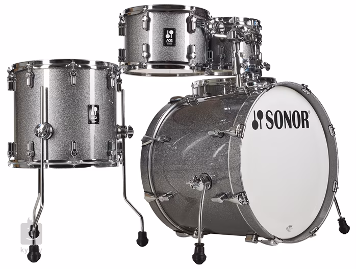 Sonor AQ 2 Stage Set Quartz Titanium - Súprava bicích