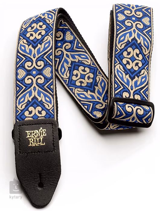Ernie Ball Tribal Blue Strap - Gitarový popruh