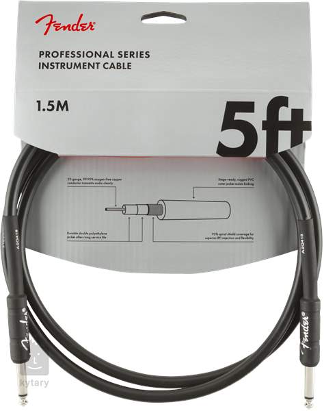 Fender Professional Series 5' Instrument Cable - Nástrojový kábel