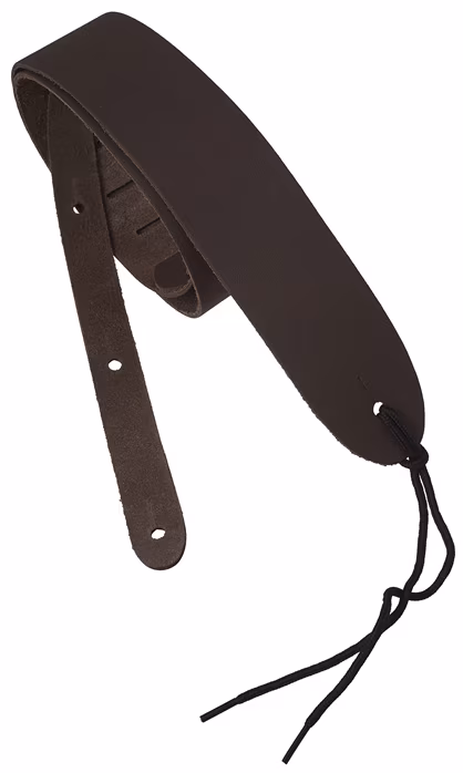 Perri's Leathers 2183 Basic Leather Dark Brown - Gitarový popruh