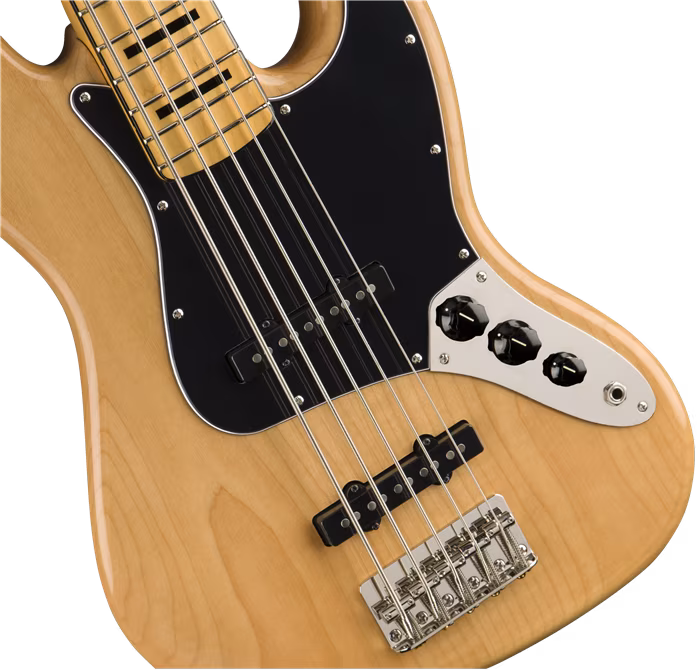 Fender Squier Classic Vibe 70s Jazz Bass V MFB NAT - Elektrická basgitara