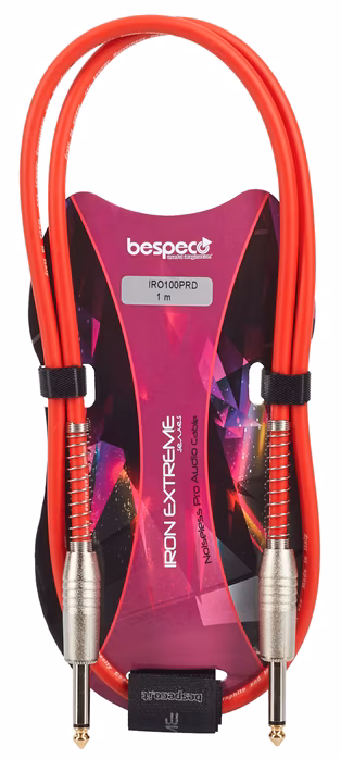 Bespeco IRO100P RD - Nástrojový kábel
