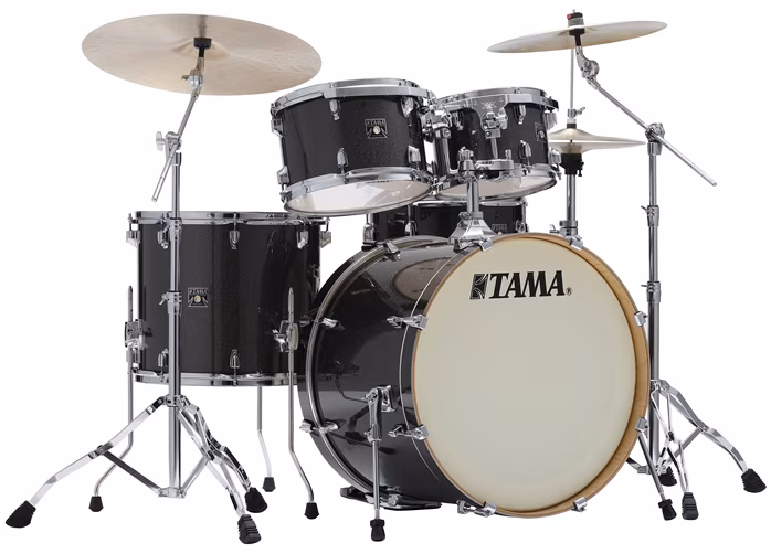 Tama Superstar Classic Maple Midnight Gold Sparkle Rock Set - Súprava bicích