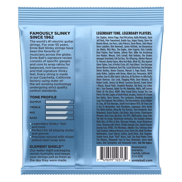 Ernie Ball 2212 Nickel Wound Primo Slinky - Struny na elektrickú gitaru