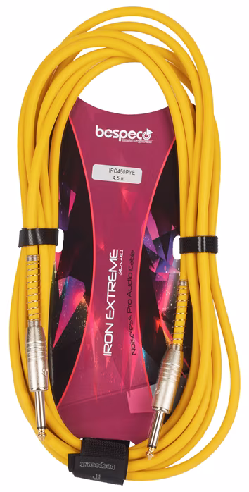 Bespeco IRO450P Yellow - Nástrojový kábel