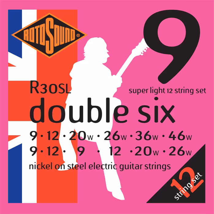 Rotosound R30SL Rotos - Struny na dvanásťstrunovú elektrickú gitaru