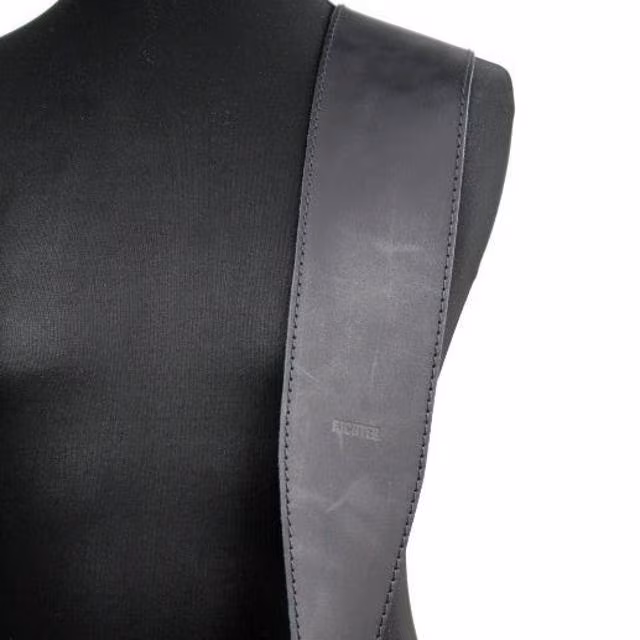 Richter Raw III Contour Vintage Black - Gitarový popruh