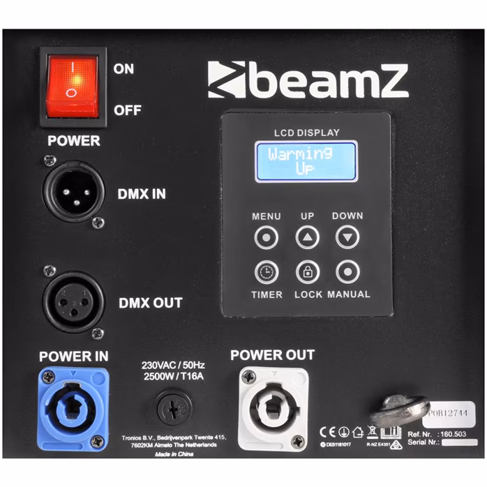 BeamZ S2500 - Výrobník hmly s LED