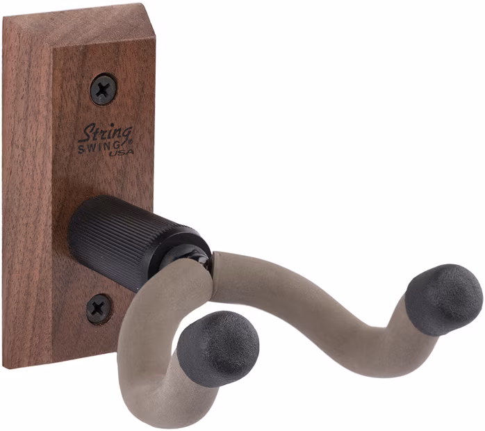 String-Swing Guitar Wall Hanger Black Walnut - Gitarový vešiak
