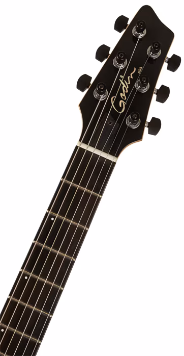 Godin xtSA Trans Black Flame - Elektrická hybridná midi gitara