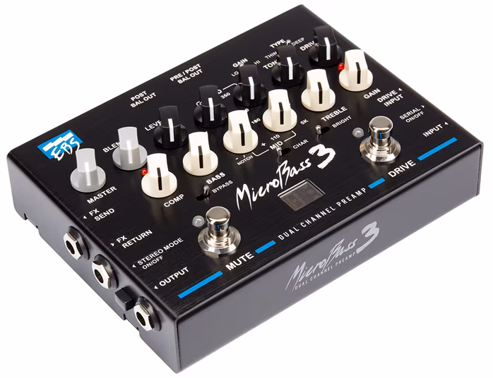 EBS MicroBass 3 - Basgitarový predzosilňovač a DI box