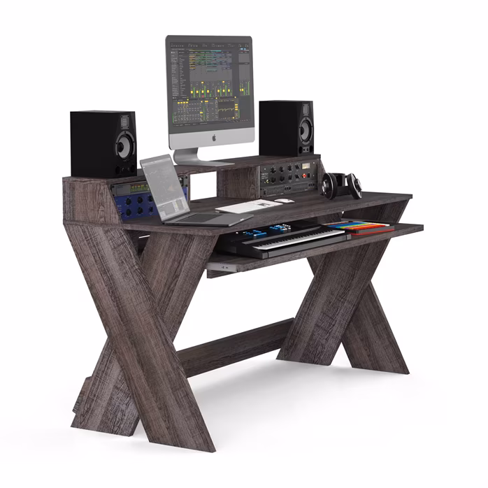 Glorious Sound Desk Pro Walnut - Štúdiový stôl