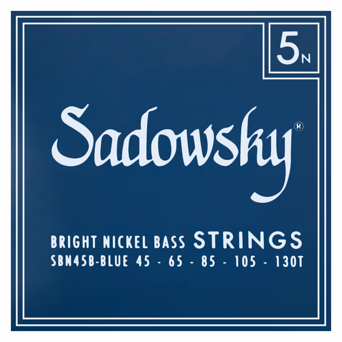 Sadowsky Blue Label Nickel 45B - Struny na päťstrunovú basgitaru