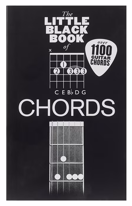 MS The Little Black Book Of Chords - Noty pre gitaru