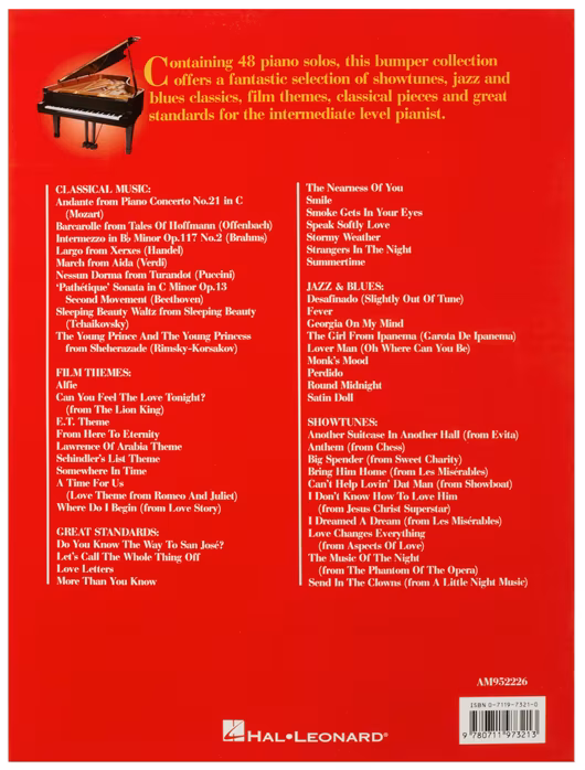MS Great Piano Solos - The Red Book - Noty pre klavír