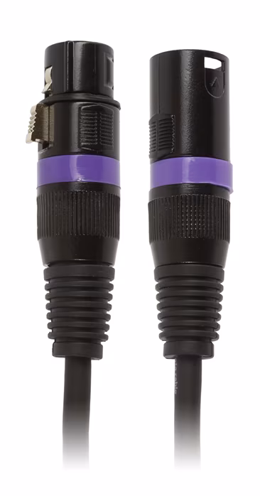 ADJ AC-DMX3/0,5 3 p. XLRm/3 p. XLRf 0,5m DMX - DMX kábel