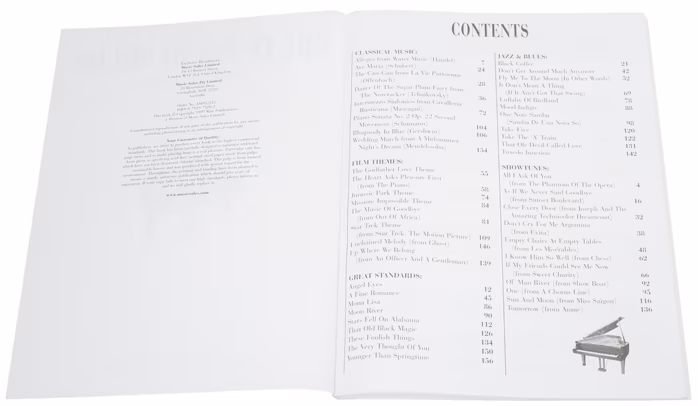 MS Great Piano Solos - The Blue Book - Spevník