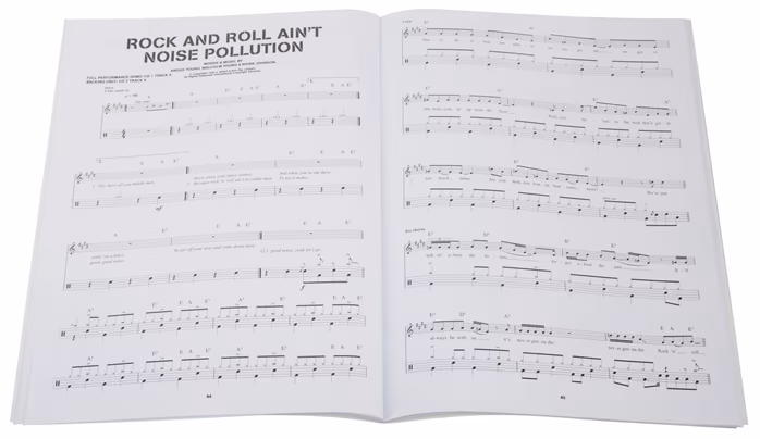 MS Play Drums With... The Best Of AC/DC - Noty pre bicie