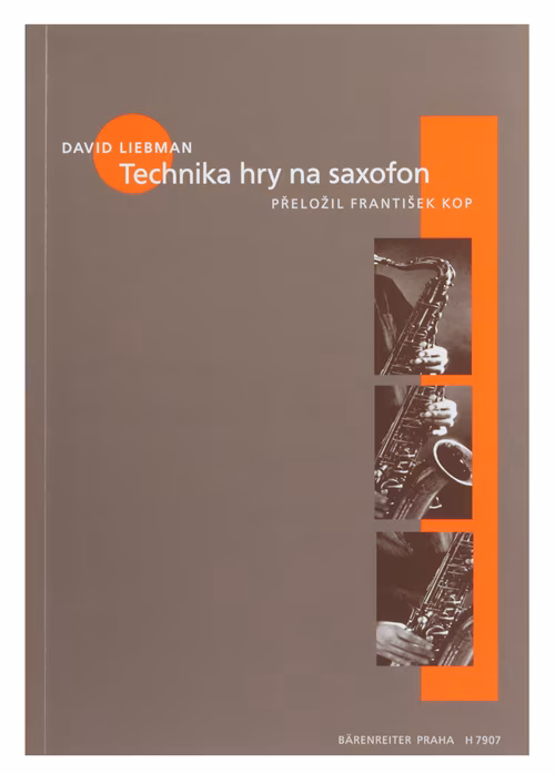 KN Technika hry na saxofon - Liebman David - Škola hry na saxofon