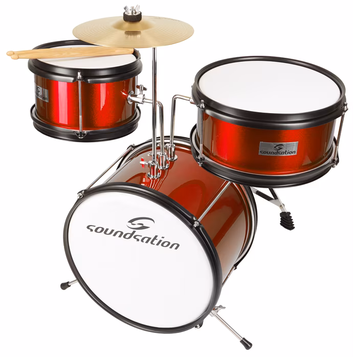 Soundsation JDK313 Red - Detská súprava bicích