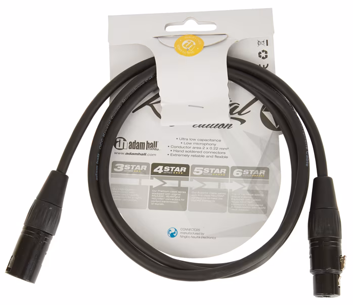 Adam Hall Krystal Edition 0150 - Mikrofónny kábel