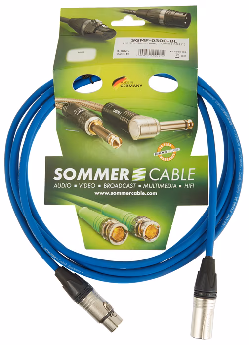 Sommer Cable SGMF-0300-BL - Mikrofónny kábel