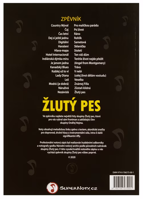 KN Žlutý pes - Spevník