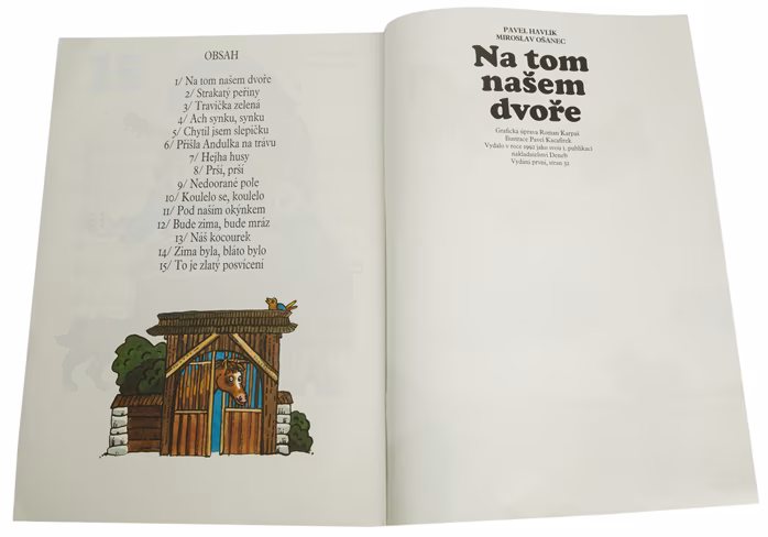 KN Na tom našem dvoře - Pavel Havlík, Miroslav Ošanec, Pavel Kacafírek - Spevník