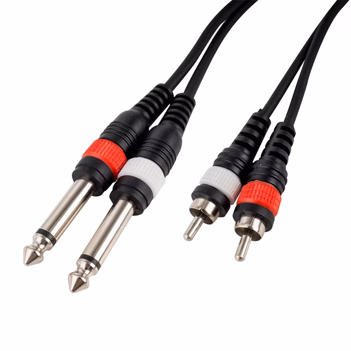 Cascha Audio Cable Stereo 6 m 6,3 mm - Spájací kábel