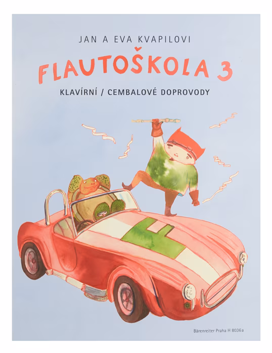 KN Flautoškola 3 - klavírní / cembalové doprovody - Škola hry na zobcovej flaute