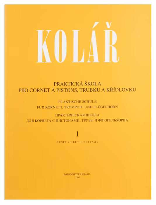 KN Praktická škola pro cornet a pistons, trubku a křídlovku 1 - Škola hry na trúbke