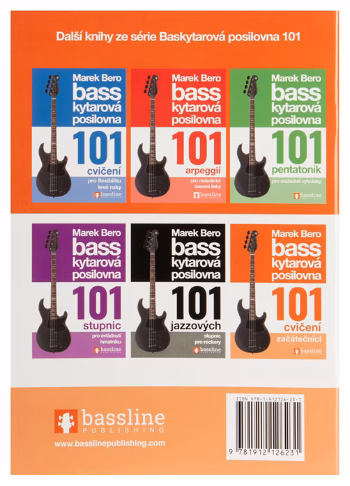 Baskytarová posilovna 101 cvičení - začátečníci - Škola hry na basgitare