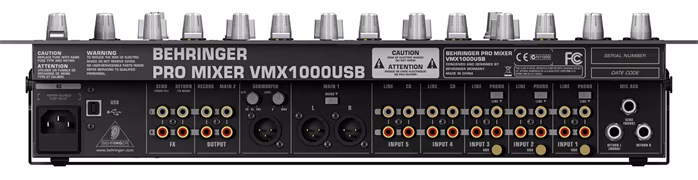 Behringer VMX1000USB - DJ mixážny pult