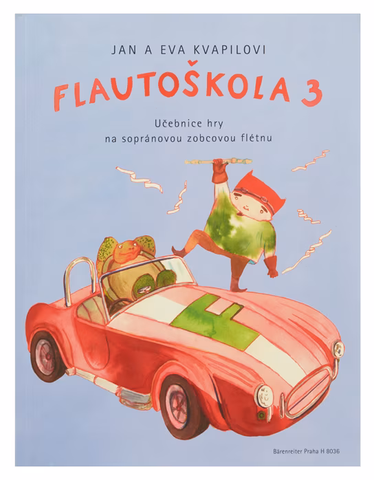 KN Flautoškola 3 - Učebnice hry na sopránovou zobcovou flétnu - Škola hry na zobcovej flaute