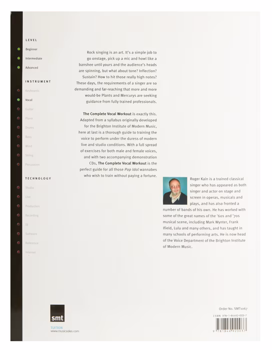 MS The Complete Vocal Workout: A Step-By-Step Guide To Tough Vocals - Škola spevu