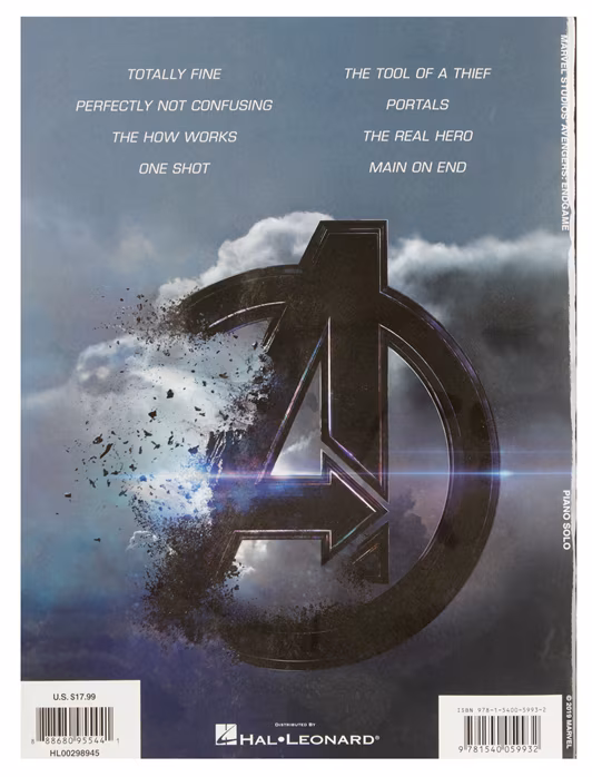 MS Avengers Endgame - Noty pre klavír