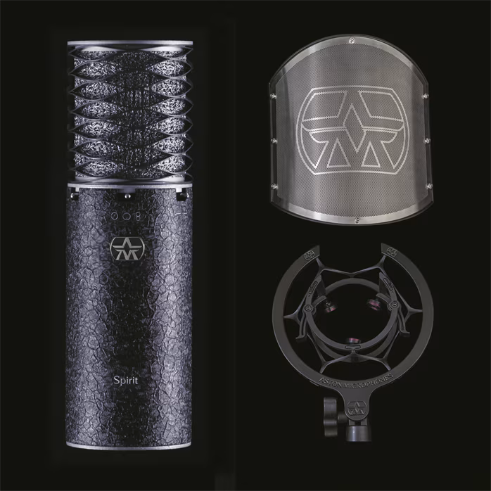 Aston Microphones Spirit Black Bundle (rozbalené) - Kondenzátorový mikrofón