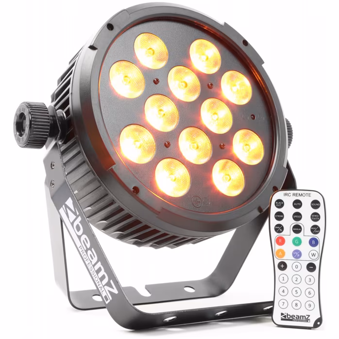 BeamZ BT300 Flat PAR 12x 10W 6in1 LEDs - LED PAR reflektor