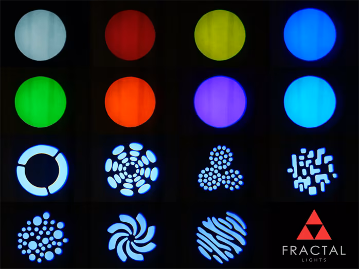 Fractal MINI LED GOBO SPOT 30 W - Inteligentná hlava