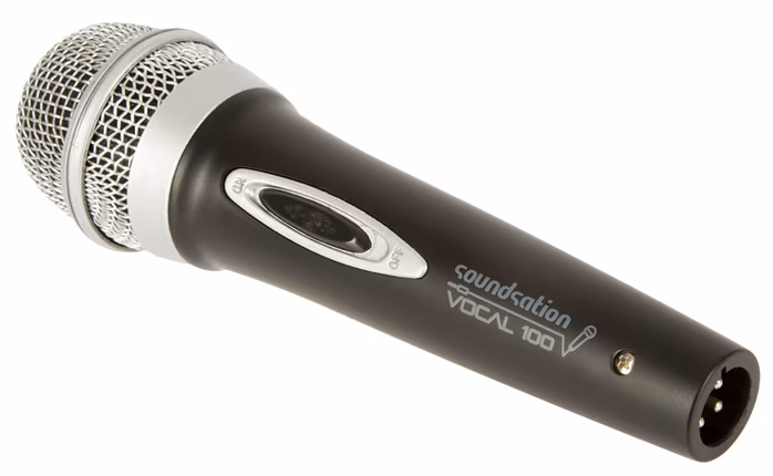 Soundsation VOCAL 100 - Dynamický mikrofón s vypínačom