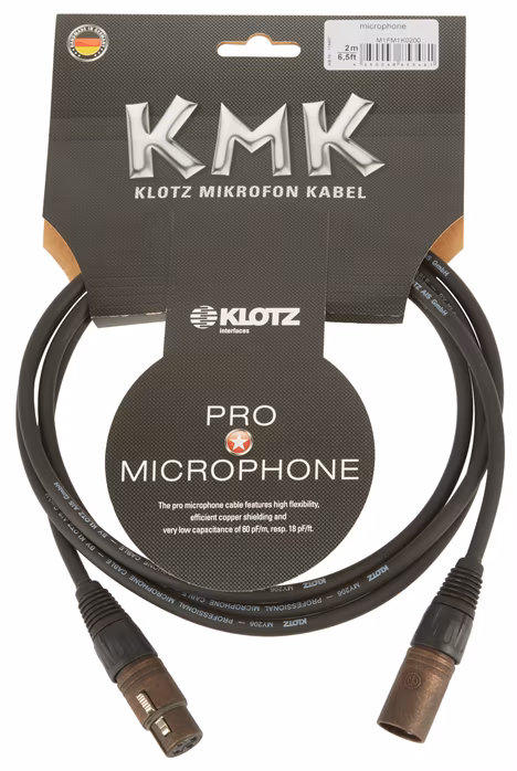 Klotz M1FM1K0200 - Mikrofónny kábel