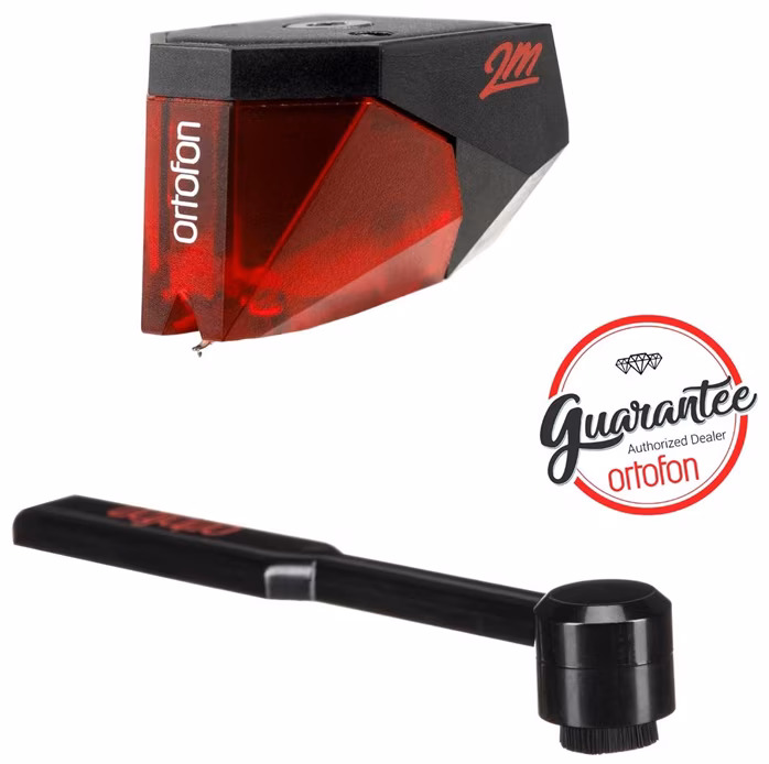 Ortofon HiFi 2M RED + Ortofon Carbon Stylus brush - Prenoska