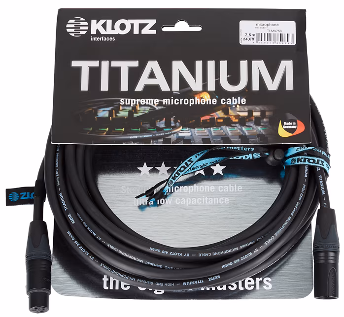 Klotz TI-M0750 - Mikrofónny kábel