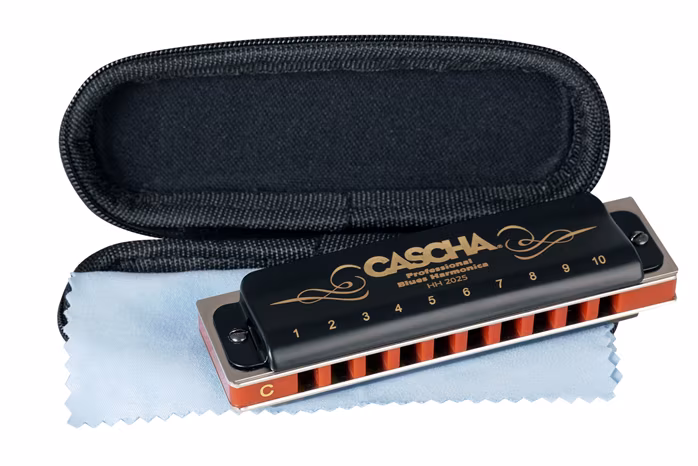 Cascha Professional Blues Series F-major - Fúkacia harmonika
