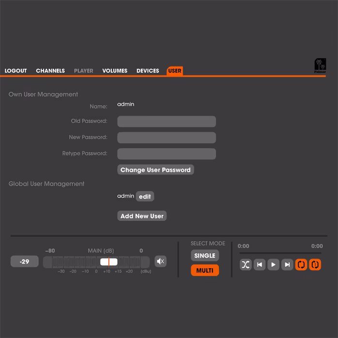 Palmer Grand Audition MKII - Mikrofónny splitter