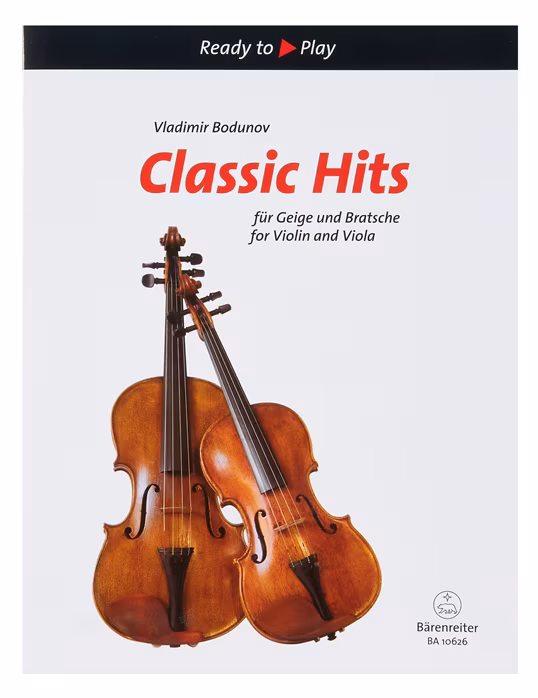 MS Classic Hits for Violin and Viola - Škola hry na husliach