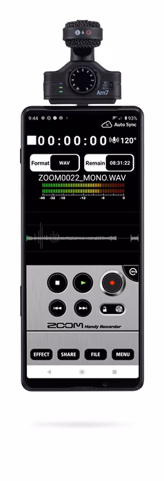 Zoom Am7 - Mikrofón na Android