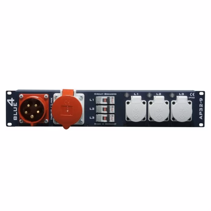 Adam Hall RACK PDU 9 CEE FI - Zásuvková lišta