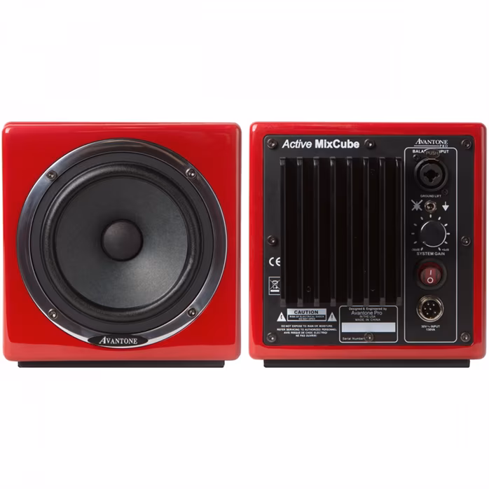 Avantone Pro Active MixCubes Red (pair) - Aktívne štúdiové monitory